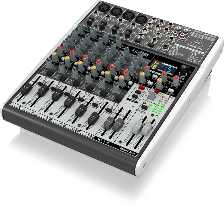 Mezcladora Behringer Xenix 8 ch. USB-FX con compresor X1204-USB