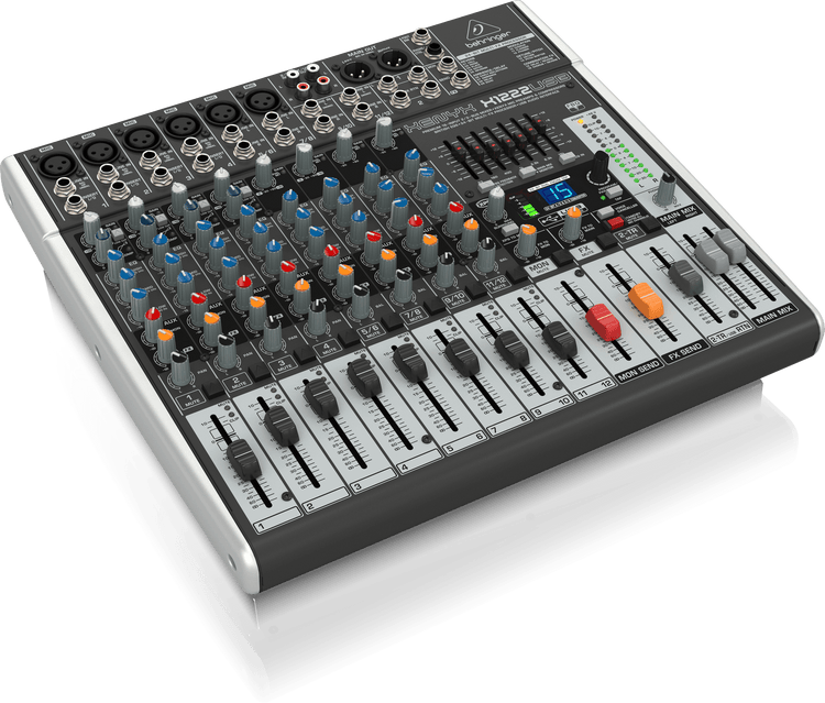 Mezcladora Behringer Xenix 12 ch. USB-FX con compresor X1222-USB