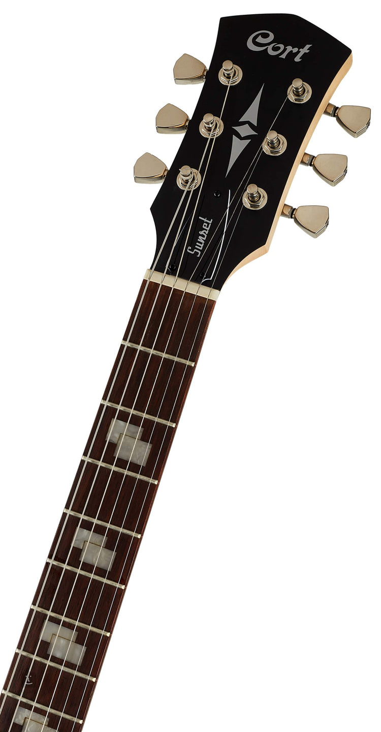 Guitarra eléctrica Cort Sunset TC vino TC OPBR