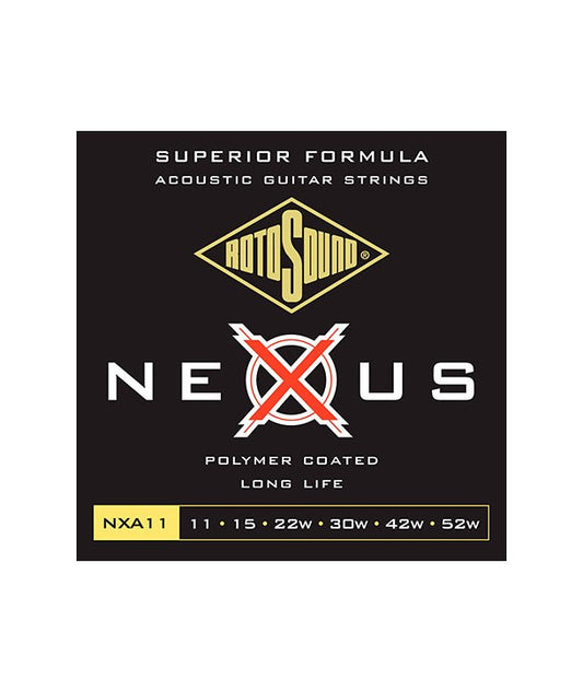 Encordadura guitarra acústica Rotosound Nexus NXA11