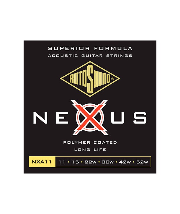 Encordadura guitarra acústica Rotosound Nexus NXA11