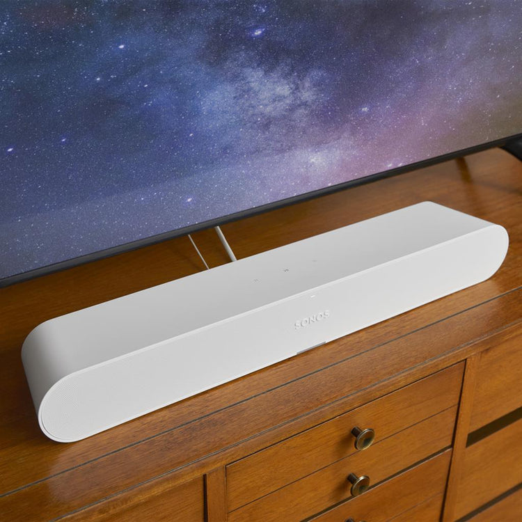 Barra de sonido Sonos Wi-Fi mini RAY WHITE blanca