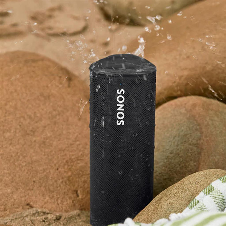 Bocina Sonos waterproof portátil ROAM BLACK negra