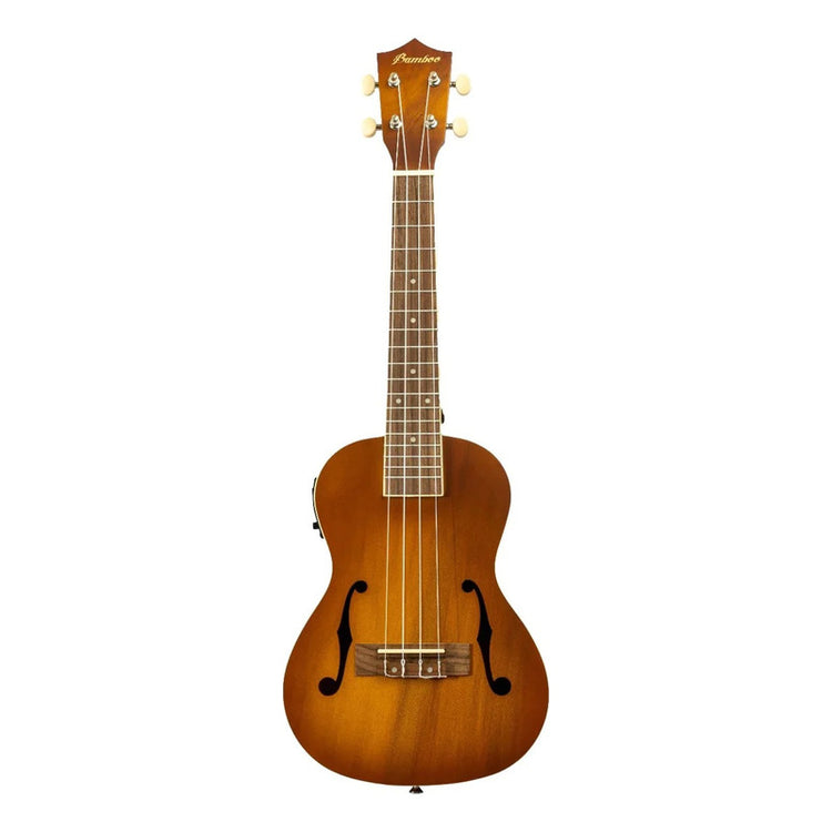 Ukelele concierto Bamboo violín EQ U-23-VIO-Q-SB sunburst