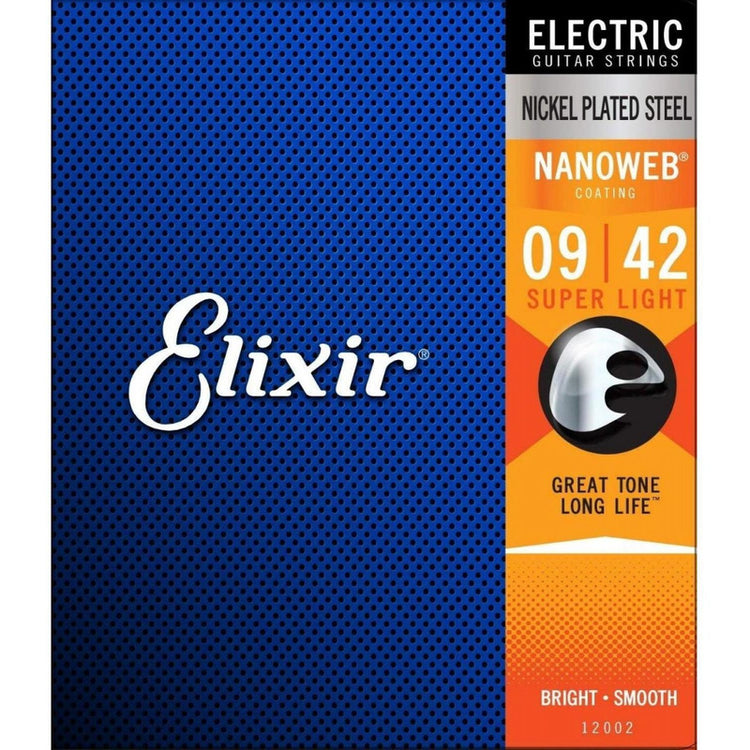 Encordadura guitarra eléctrica Elixir (.009-.042) light 12002