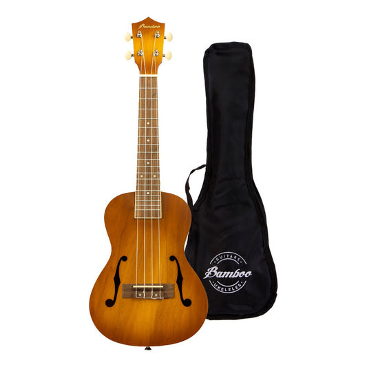 Ukelele concierto Bamboo violín Aquila U-23-VIO-SB sunburst