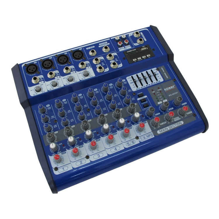 Mezcladora Romms 8 canales USB MX-802BT