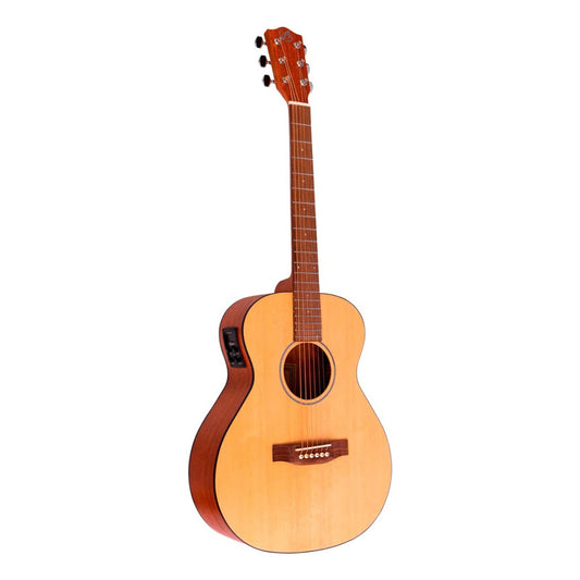 Ga-38-spruce-q Guitarra Bamboo Acustica Eq (daddario)