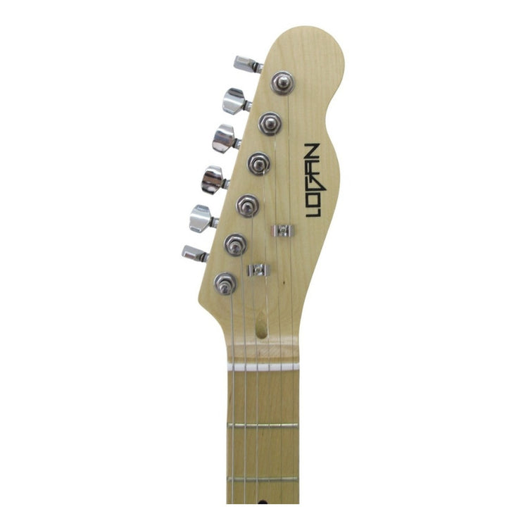 Guitarra eléctrica Logan tipo telecaster blanca L-EG-TT-1WH