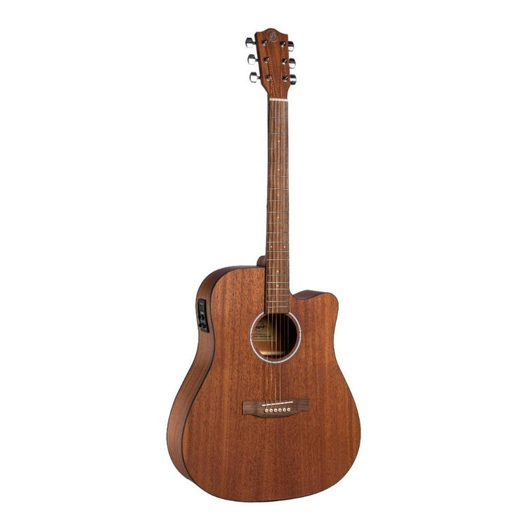 Ga-41-mahogany-q Guitarra Bamboo Acustica Eq (daddario)