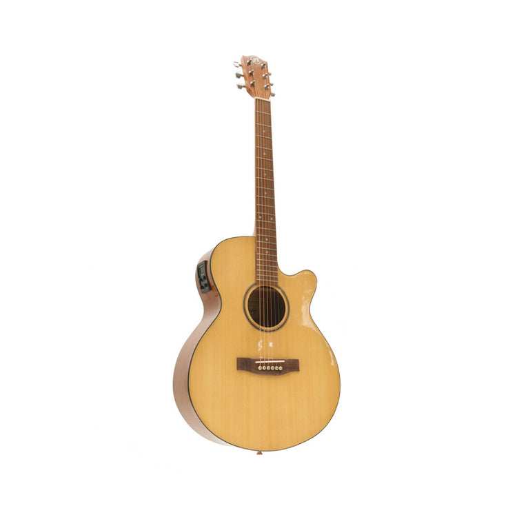 Ga-40-spruce-q Gloss Guitarra Bamboo Acustica Brillante Eq