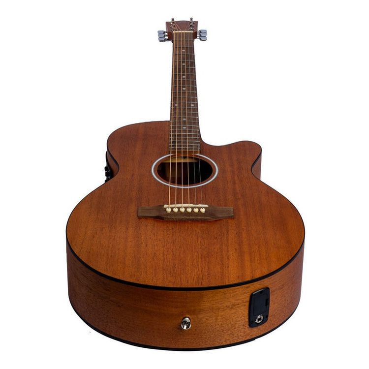 Ga-40-mahogany-q Guitarra Bamboo Acustica Eq (daddario)