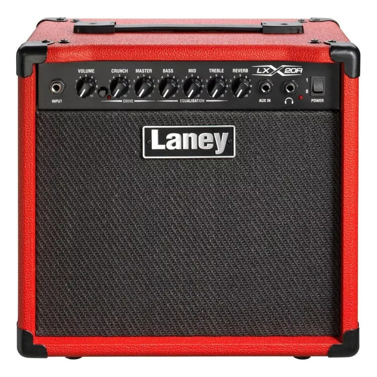 Combo guitarra Laney 1x8 20W LX20R-RED rojo