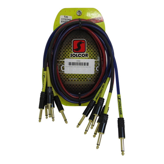 Paquete cables parcheo Solcor Classic XLRH-plug 52APAQ