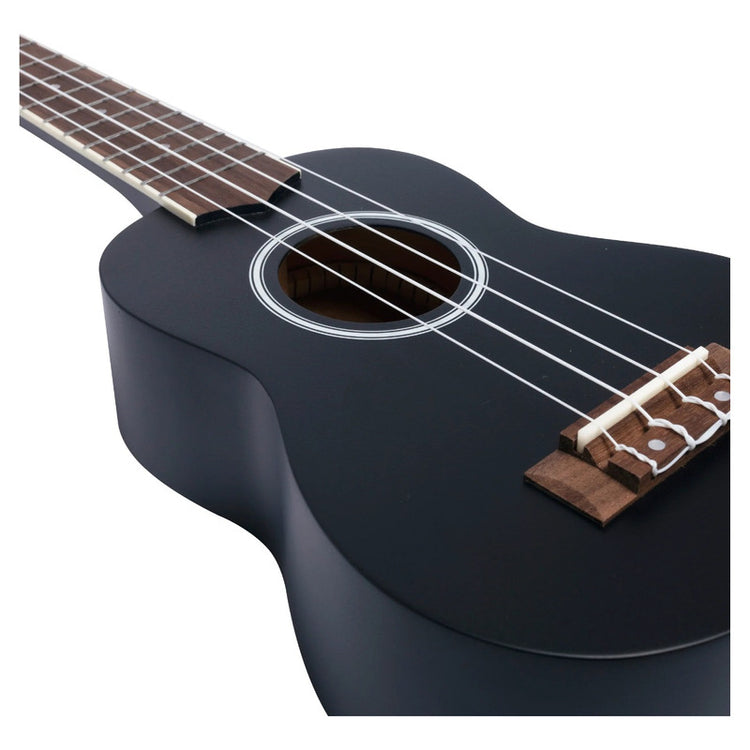 Ukelele soprano Bamboo U-21-BK negro