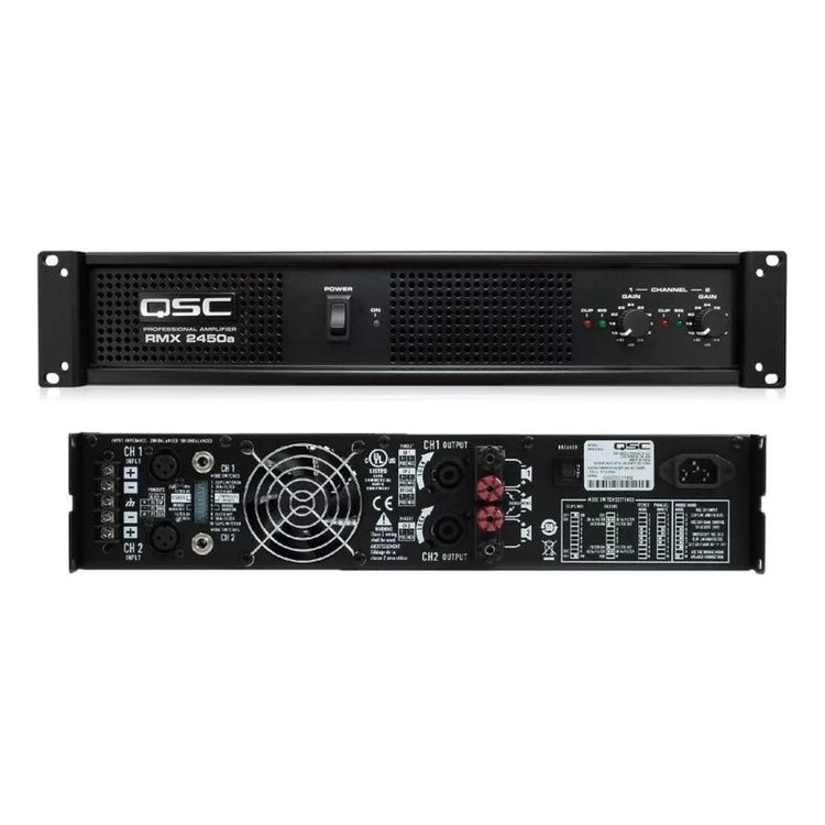 Amplificador QSC estéreo 2400W RMX2450A