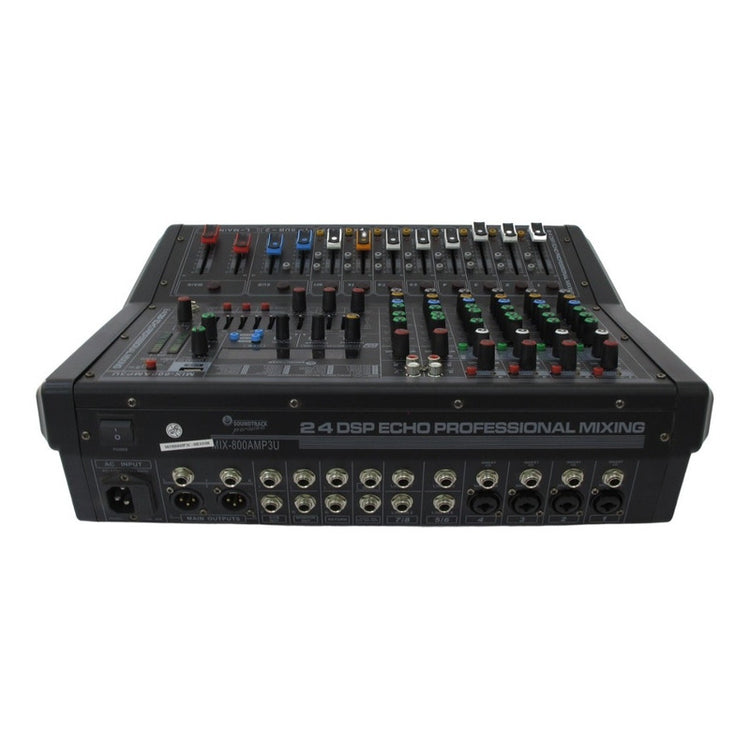 Mezcladora Soundtrack USB 8 canales FX MIX-800AMP3U