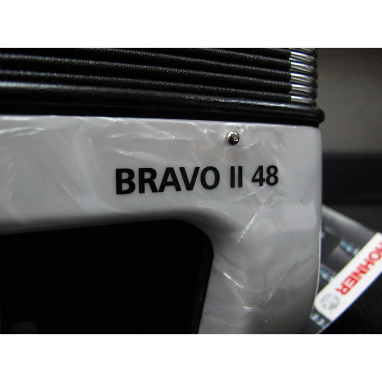 Acordeon Honner Bravo Ii 26t-48b Color Blanco