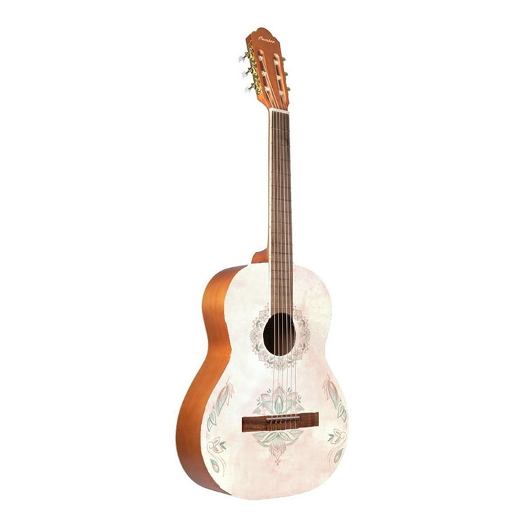 Guitarra clásica Bamboo con diseño GC-36-LOTUSMANDALA