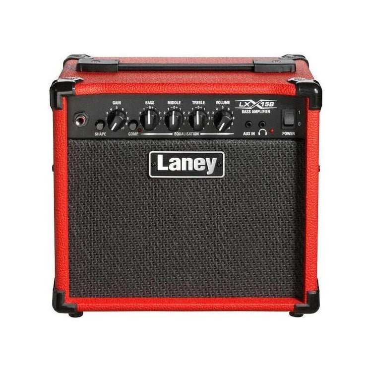 Combo bajo Laney 2x5 15W LX15B-RED rojo