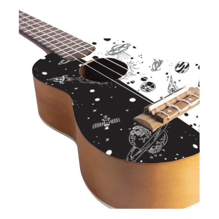 Ukelele soprano Bamboo U-21-GALACTICA con diseño