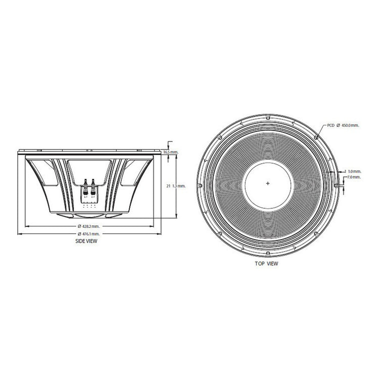 Sec18-1700el, 18  1700w, Bocina P. Audio