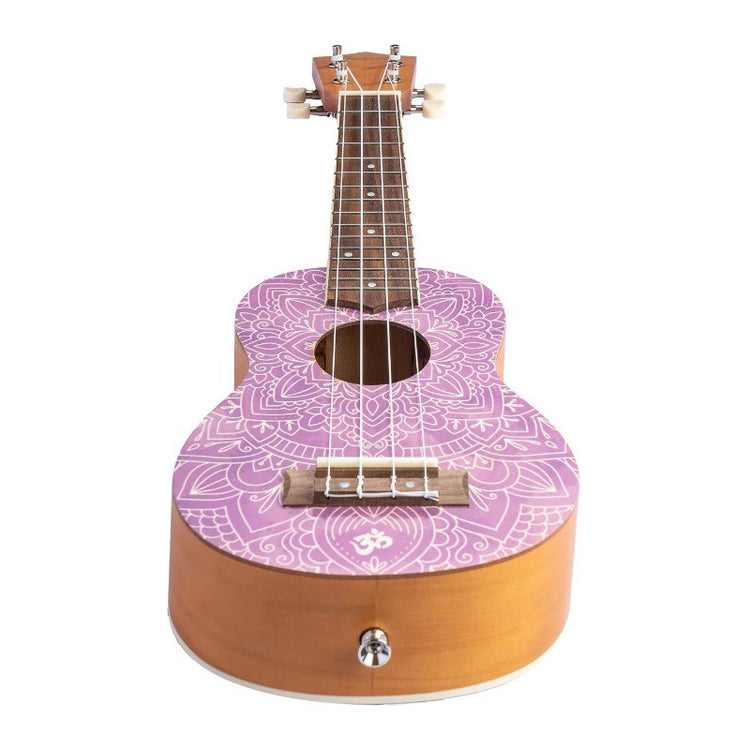 Ukelele soprano Bamboo U-21-CROWN con diseño