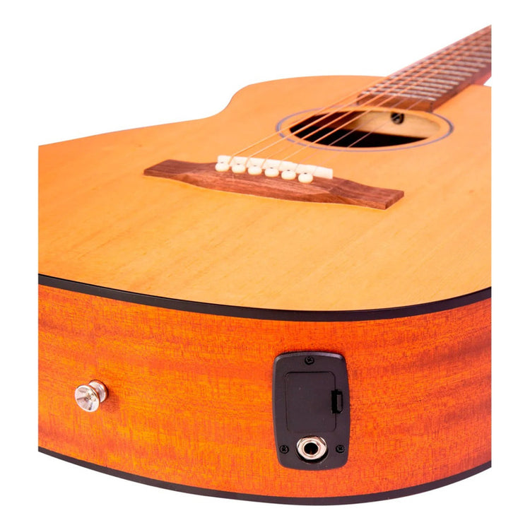 Ga-38-spruce-q Guitarra Bamboo Acustica Eq (daddario)