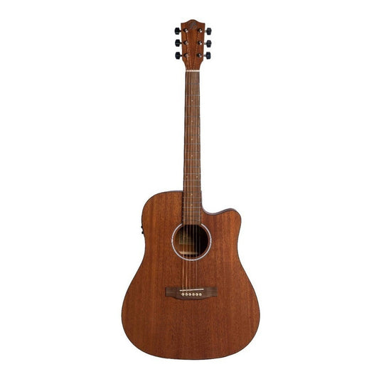 Ga-41-mahogany-q Guitarra Bamboo Acustica Eq (daddario)