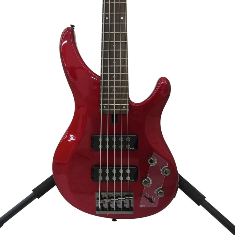 Bajo Yamaha activo 5 cuerdas con preset EQ TRBX 305 red