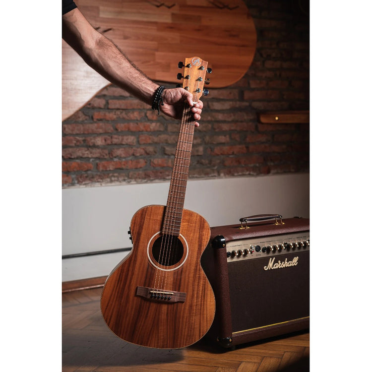 Ga-38-koa-st-q Guitarra Bamboo Acustica Eq Fishman Daddario