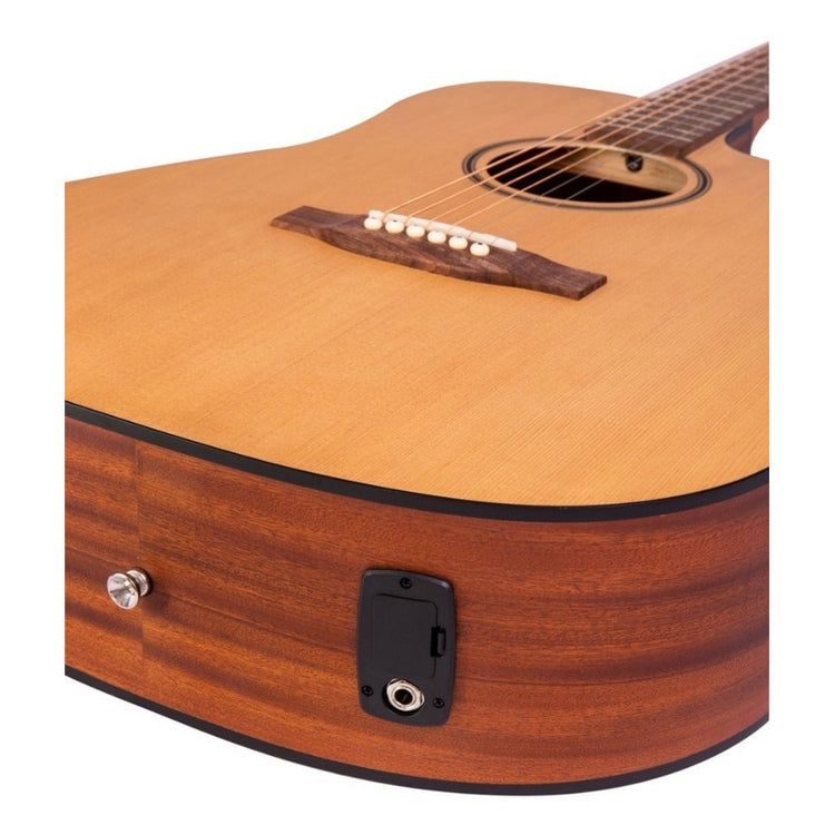 Ga-41-spruce-q Guitarra Bamboo Acustica Eq (daddario)