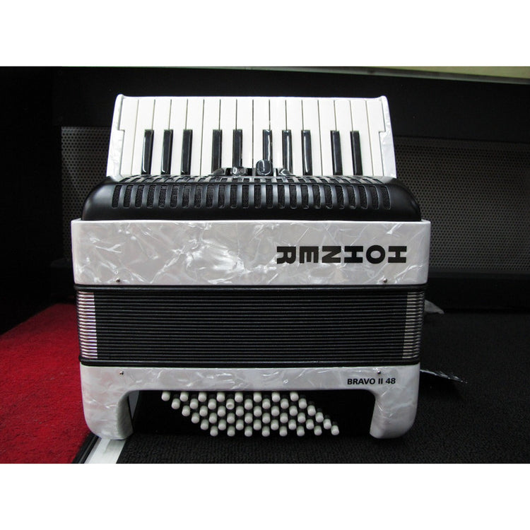 Acordeon Honner Bravo Ii 26t-48b Color Blanco