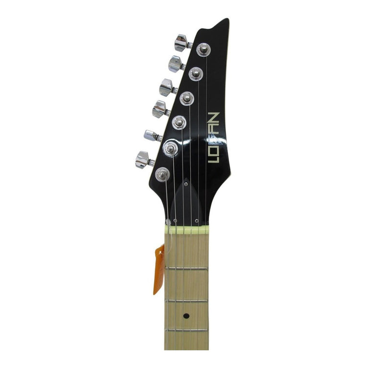 Guitarra eléctrica Logan RG negra mate