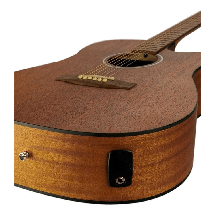 Ga-41-mahogany-q Guitarra Bamboo Acustica Eq (daddario)