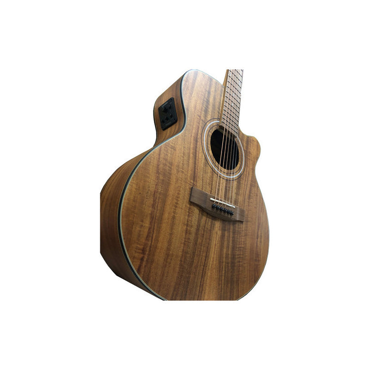 Ga-40-koa-st-q Guitarra Bamboo Acustica Eq Fishman Daddario