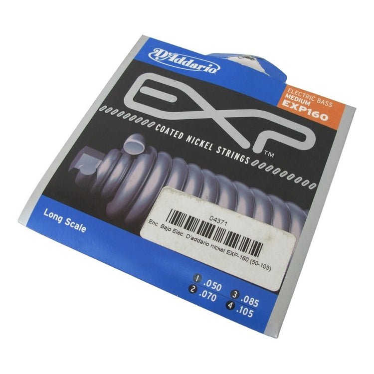 Encordadura bajo eléctrico D Addario nickel EXP-160