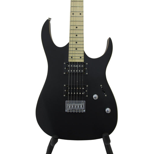 Guitarra eléctrica Logan RG negra mate