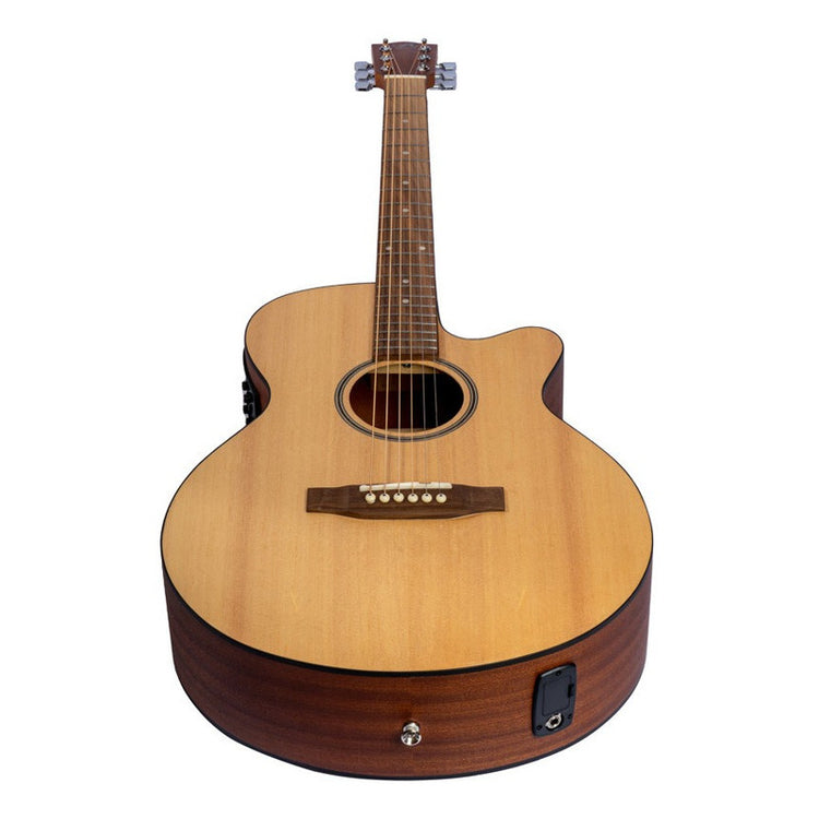 Ga-40-spruce-q Guitarra Bamboo Acustica Eq (daddario)