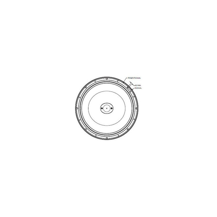 Sec-15-cx, (cx15f-v3) Coaxial Ferrita 15  Bocina P. Audio