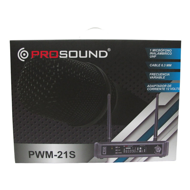 Microfono Prosound Inal. Uhf Frec. Var. Mod. Pwn-21s