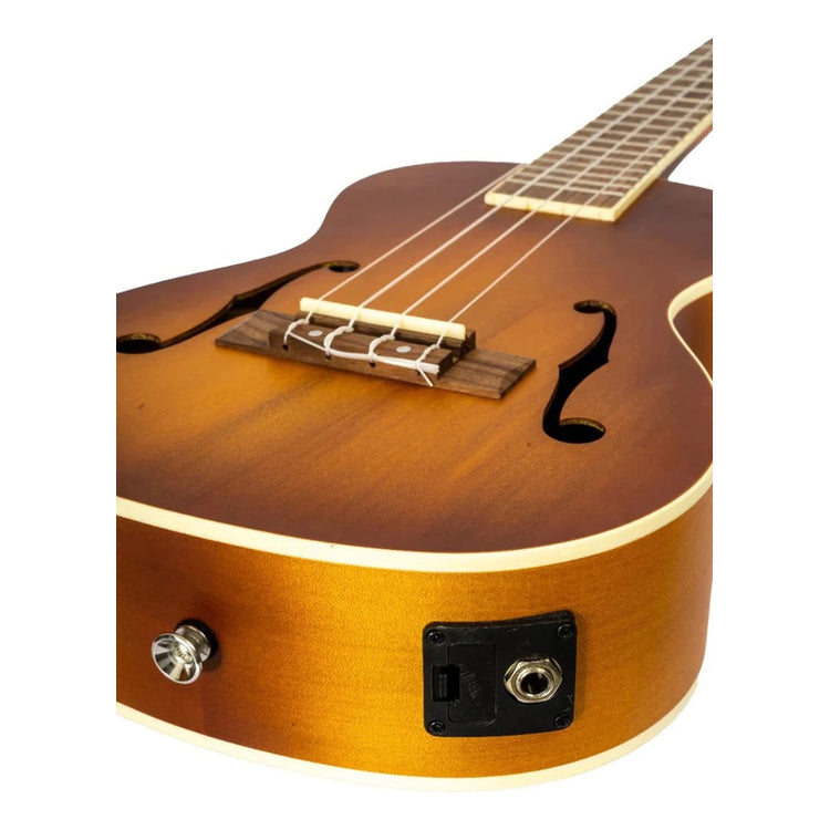 Ukelele concierto Bamboo violín EQ U-23-VIO-Q-SB sunburst