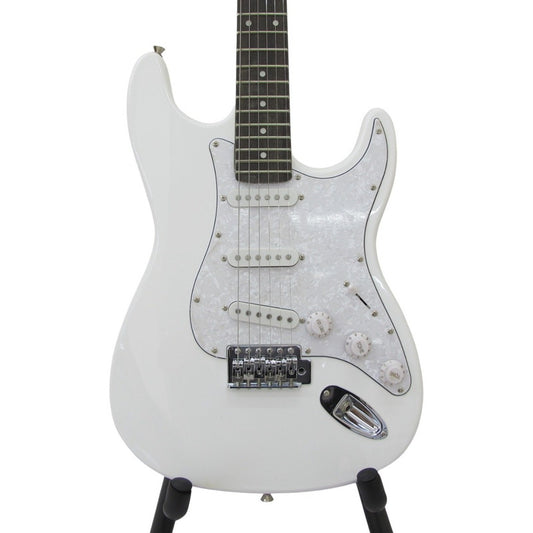 Guitarra Logan Electrica Tipo Stratocaster Blanca