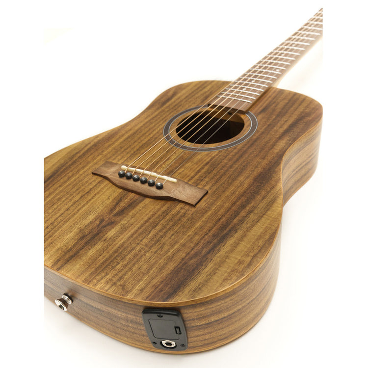 Guitarra mini electroacústica Bamboo Travel Koa 34 pulg.