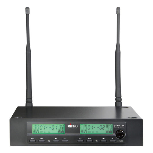 Mipro, Act-312b, Uhf Base Receptora Doble