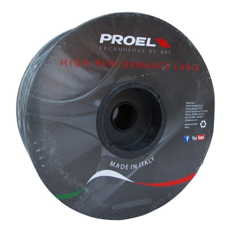 Cable micrófono Proel 2x24 blind espiral HPC210