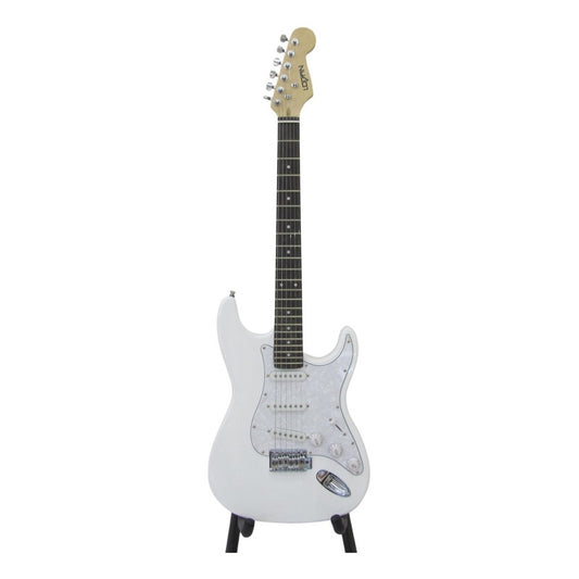 Guitarra Logan Electrica Tipo Stratocaster Blanca