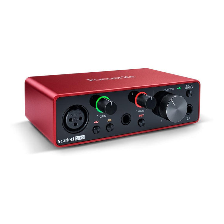 Interfase Focusrite Scarlett Solo 3ª Gen.