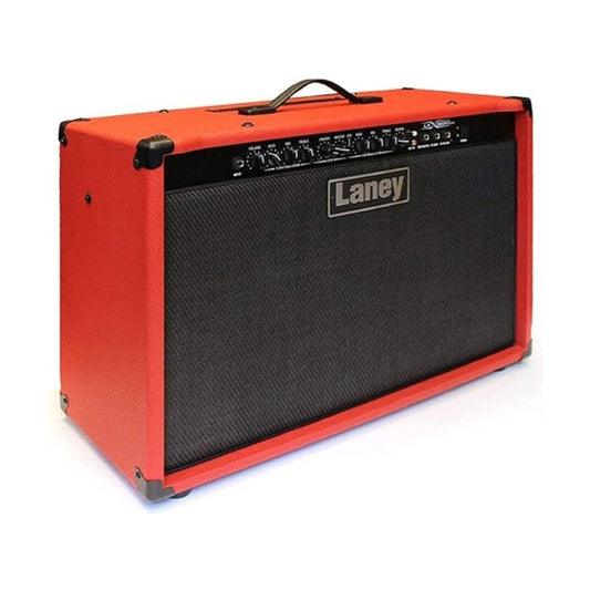 Combo guitarra Laney 2x12 120W LX120RT-RED rojo