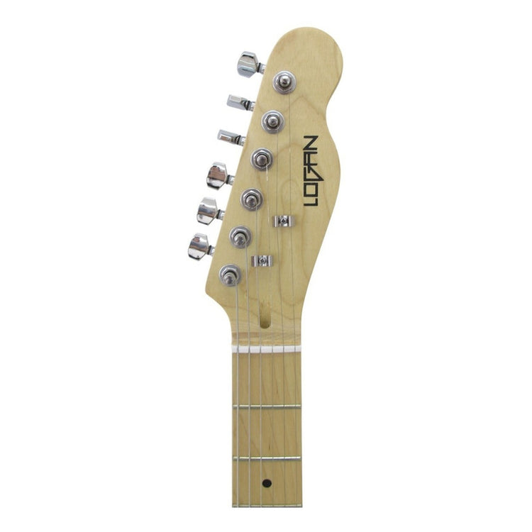 Guitarra eléctrica Logan tipo telecaster natural L-EG-TT-1NT